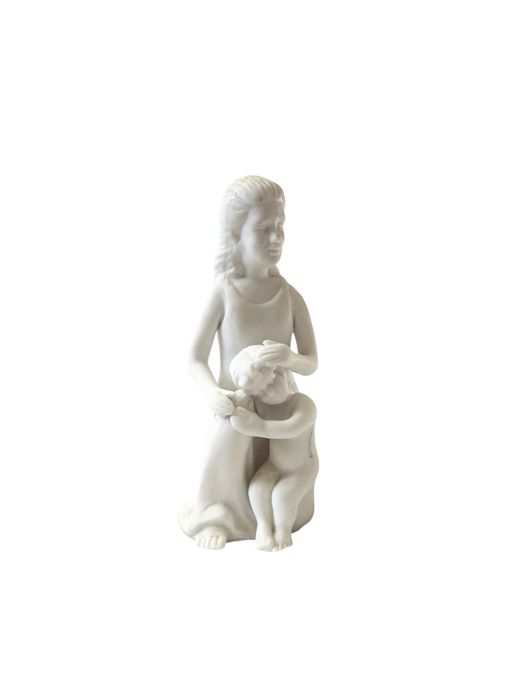 5/$15 🩷 MUST BUNDLE White Mini Family Figurine Decorative Sculpture